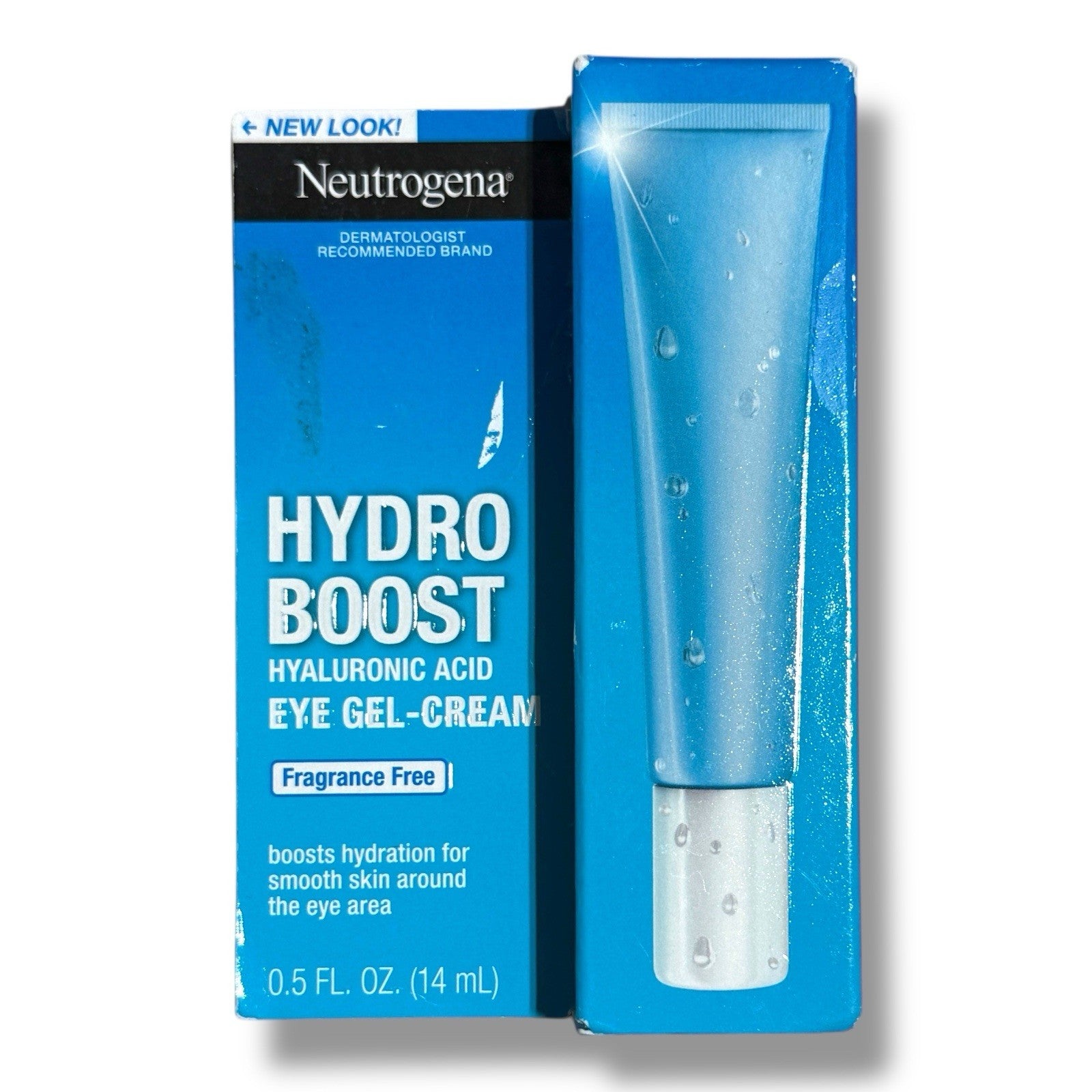 Lot of 2 Neutrogena Hydro Boost Hyaluronic Acid Gel Eye Cream, 0.5 fl. oz